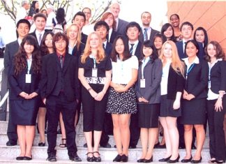 St. Andrews attends Fobissea Model United Nations Conference Students and delegates pose for a group photo at the Model United Nations Conference, Bangkok.